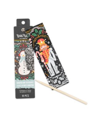 Scratch Art: Bookmark Kit - Holiday Motifs