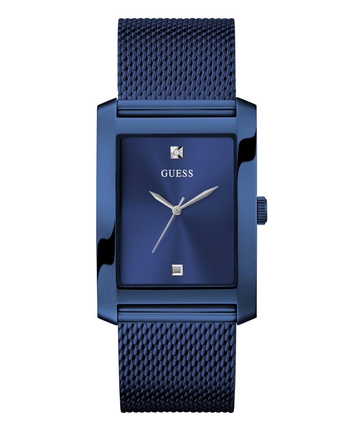 Men's Analog Blue Mesh Watch, 34mm - Blue