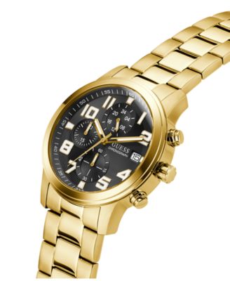 Men's Chronograph Gold-Tone Stainless Steel Watch, 44mm