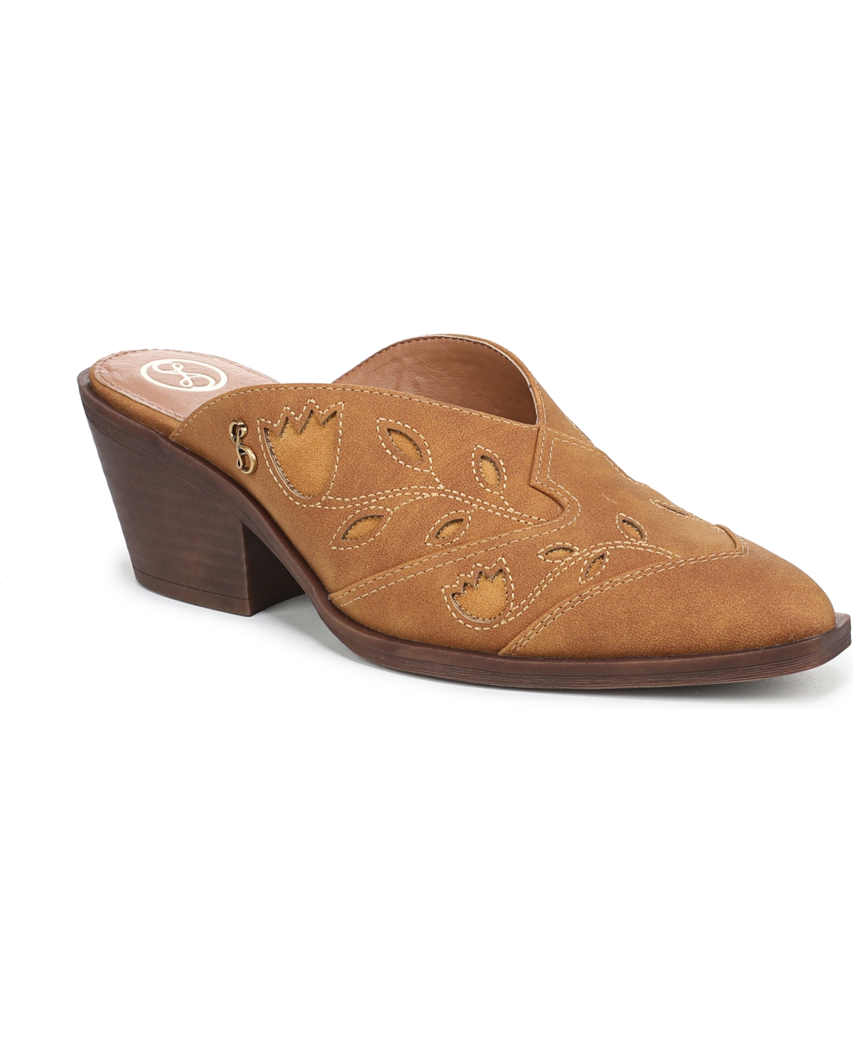Sam & Libby Women's Floren Western Block Heel Mules