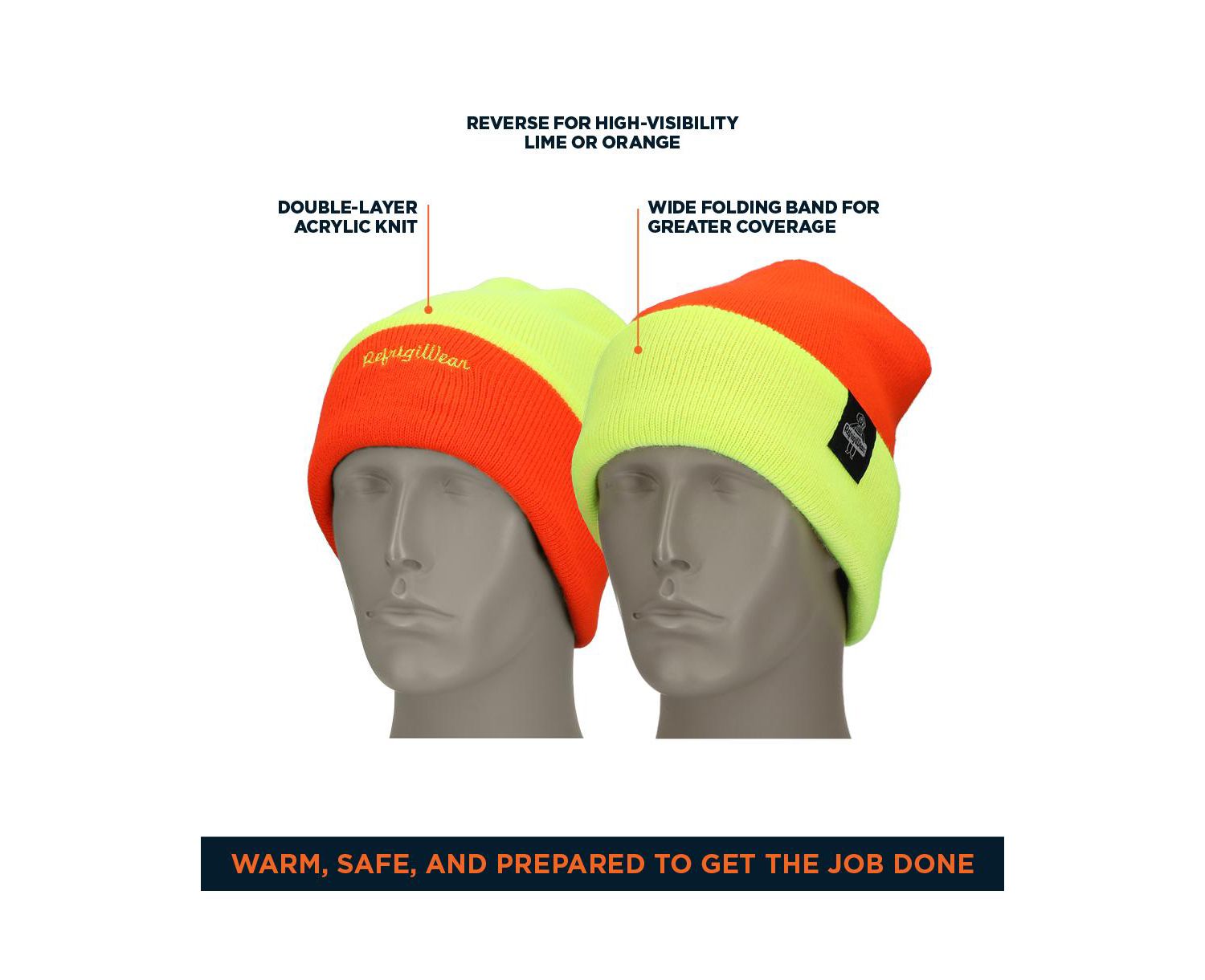 Men's HiVis Reversible Knit Cap