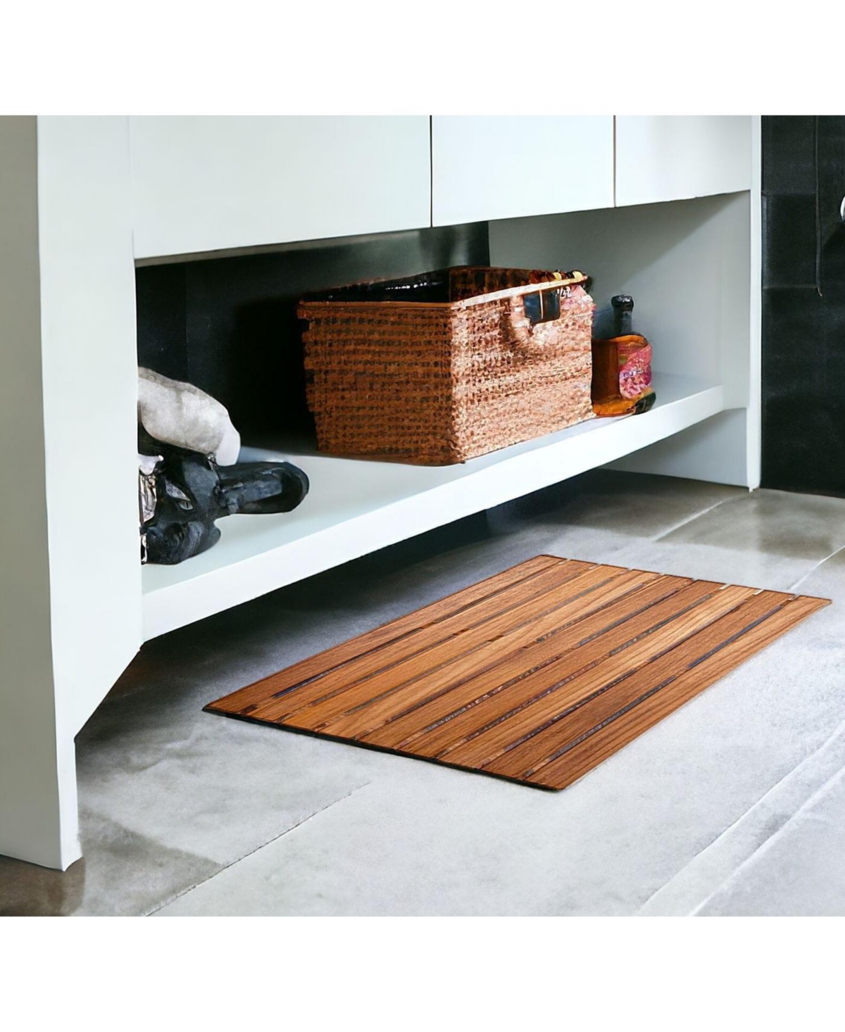 Absorbent Shower Bath Mat for Tub and Bathroom Floor Protection