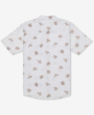 Men's Oao Stretch Print Short Sleeve Shirt