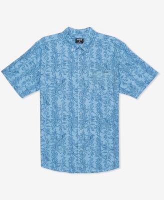 Men's Oao Stretch Print Short Sleeve Shirt
