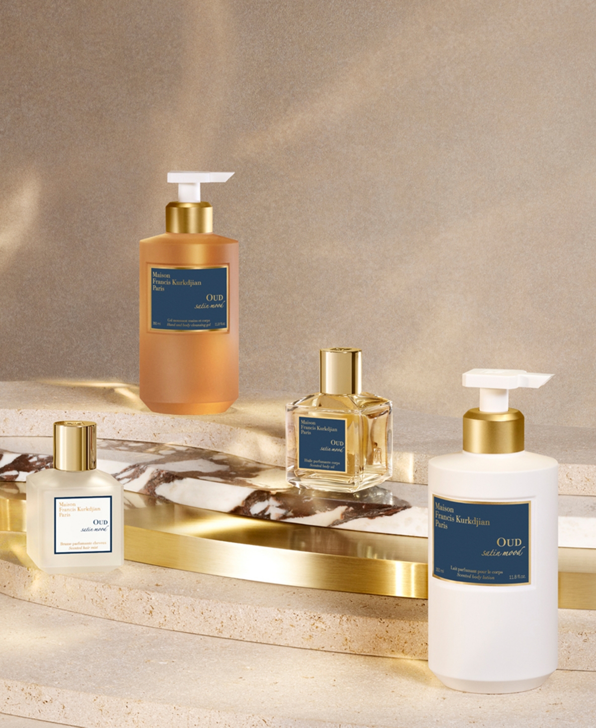 Maison Francis Kurkdjian Oud Satin Mood Hand & Body Cleansing Gel, 11.8 Oz.