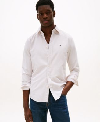 Men's Regular-Fit Striped Heritage Oxford Long-Sleeve Shirt