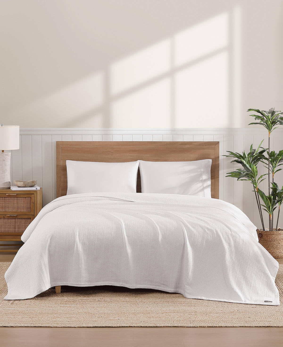 Tommy Bahama Woven Yarn Dyed Cotton Blanket, King