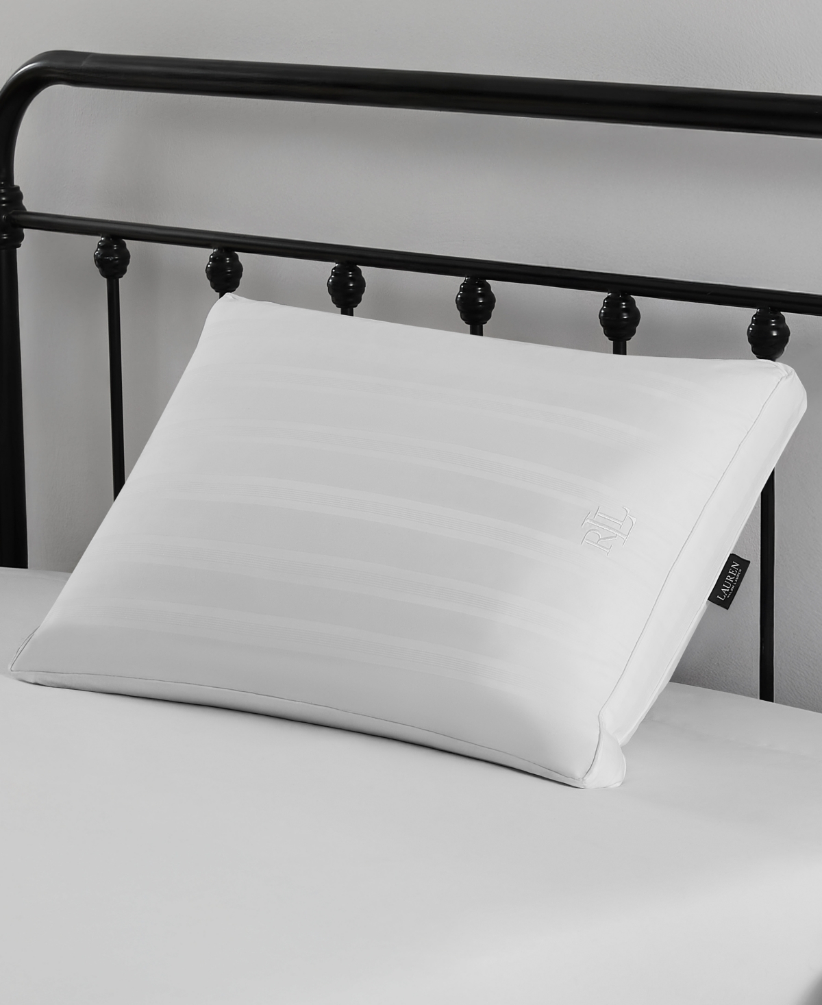 Ralph Lauren Down-like Dream Firm Density Down Alternative Pillow, King In White