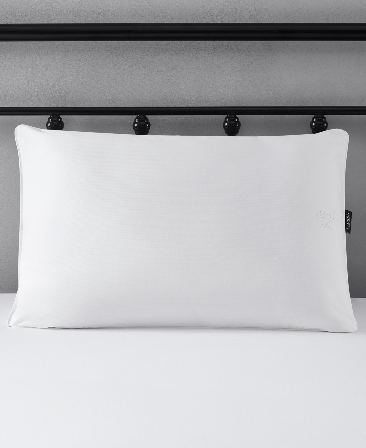 Ralph Lauren Greatloft Never Flat Foam Core Down Alternative Pillow In White