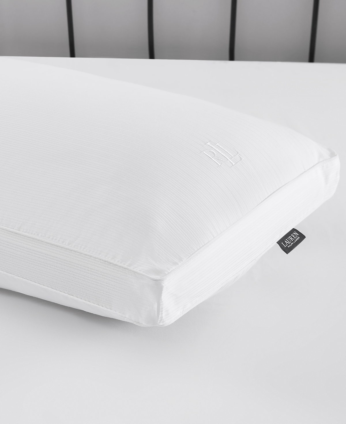Ralph Lauren Greatloft Never Flat Foam Core Extra-firm Density Down-alternative Pillow, King In White