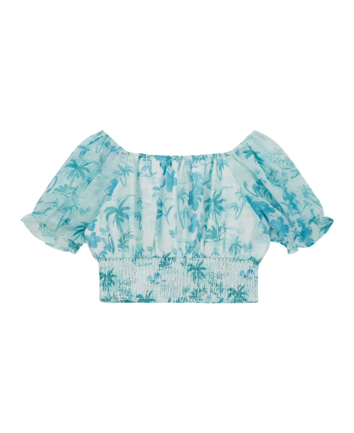 Guess Big Girls Chiffon Flutter Sleeve Top