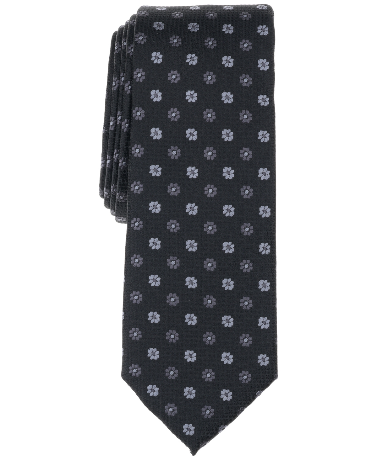 Bar Iii Men's Argyle Floral Medallion Tie, Exclusively At Macy's
