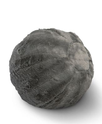 Ultra Soft Ball Decorative Pillow, 10" x 10"