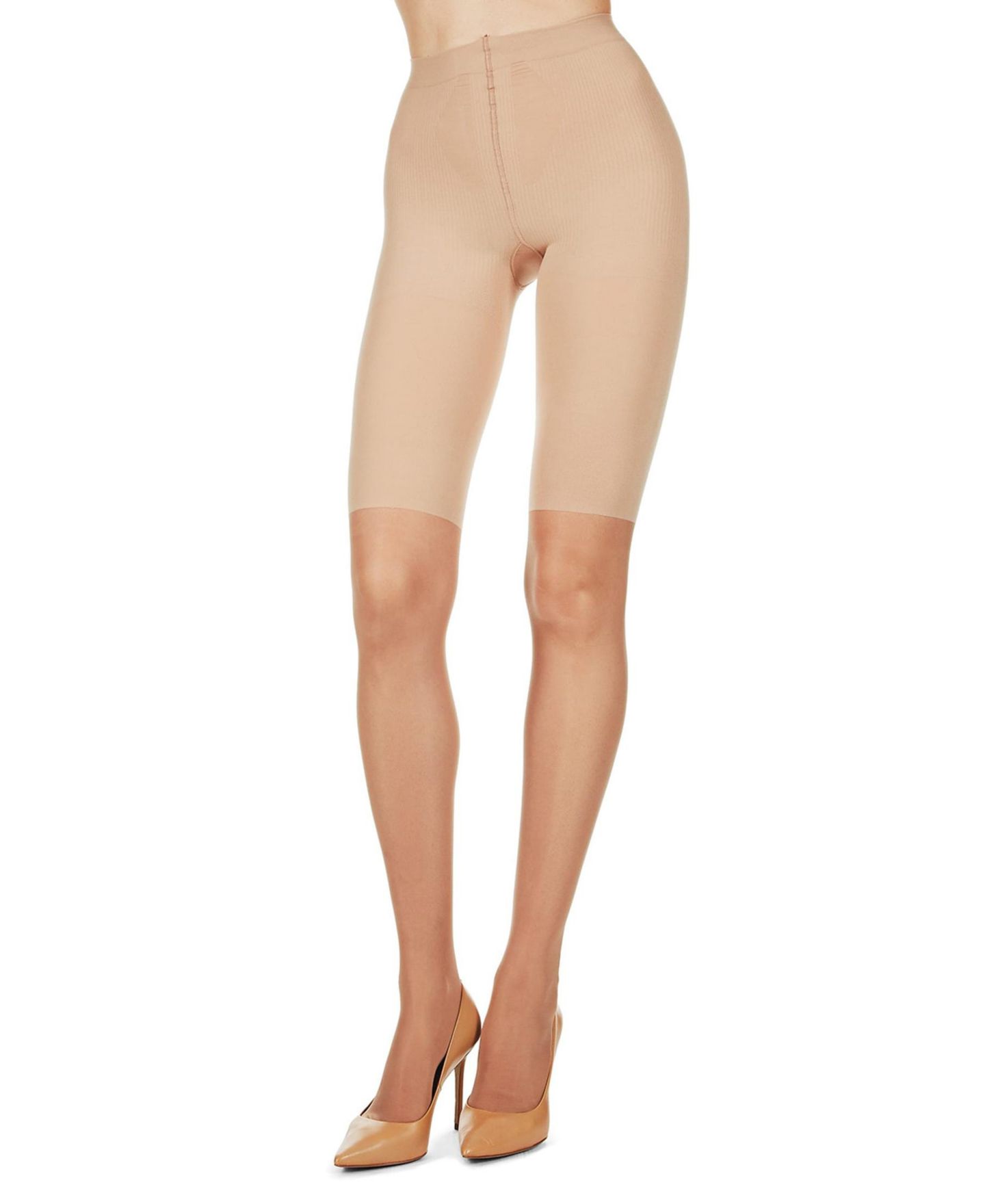 Женские колготки MeMoi Half Support Leg Tights MM-320, цвет: Медовый — фото 2