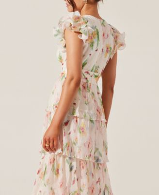 Women's Emporia Floral Print Tiered Maxi Dress