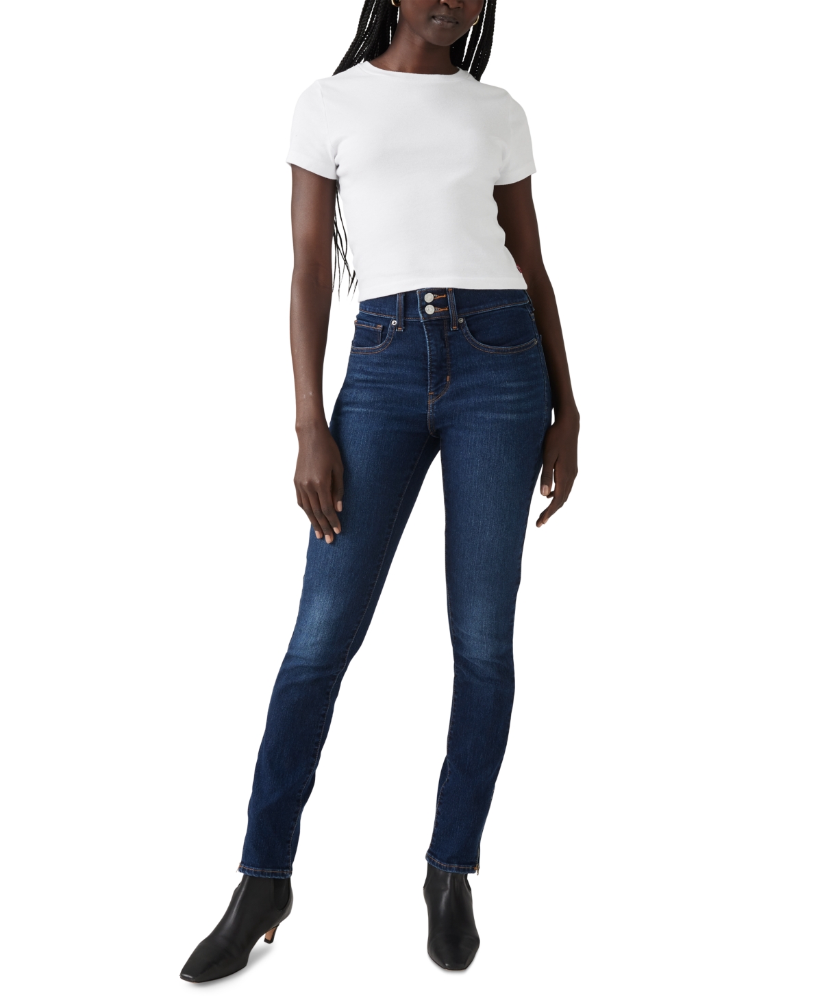 Levi's Women's 311 Mid Rise Shaping Skinny Jeans In Double Doo