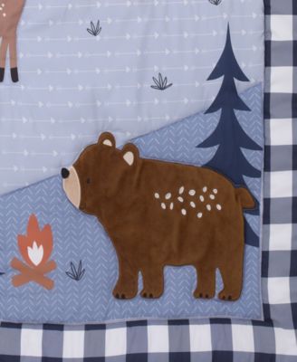 National Park Buffalo Check 3-Pc. Quilt Set, Crib