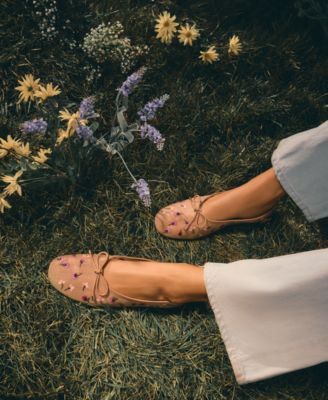 Women's Joselie Bow-Trim Ballerina Flats