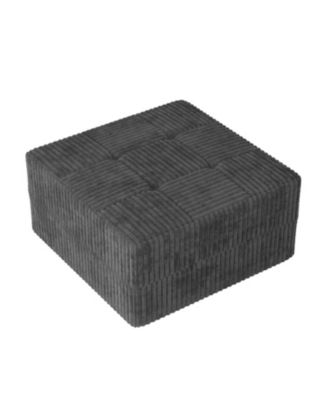 Streamdale Modern Minimalist Corduroy Sofa Sleeper, Sectional, Space-Saving Design - Grey