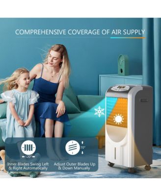 Air Cooler Heater Portable Evaporative Fan Filter Humidifier