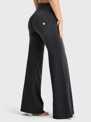 Women's High-Rise Sculpting Palazzo Flare Jeans
