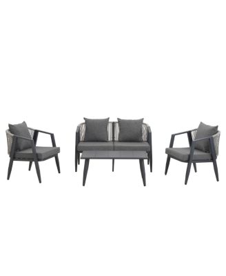 Durable and Comfortable Outdoor Seating Set,Suitable for Patios, Lawns, and Poolsides