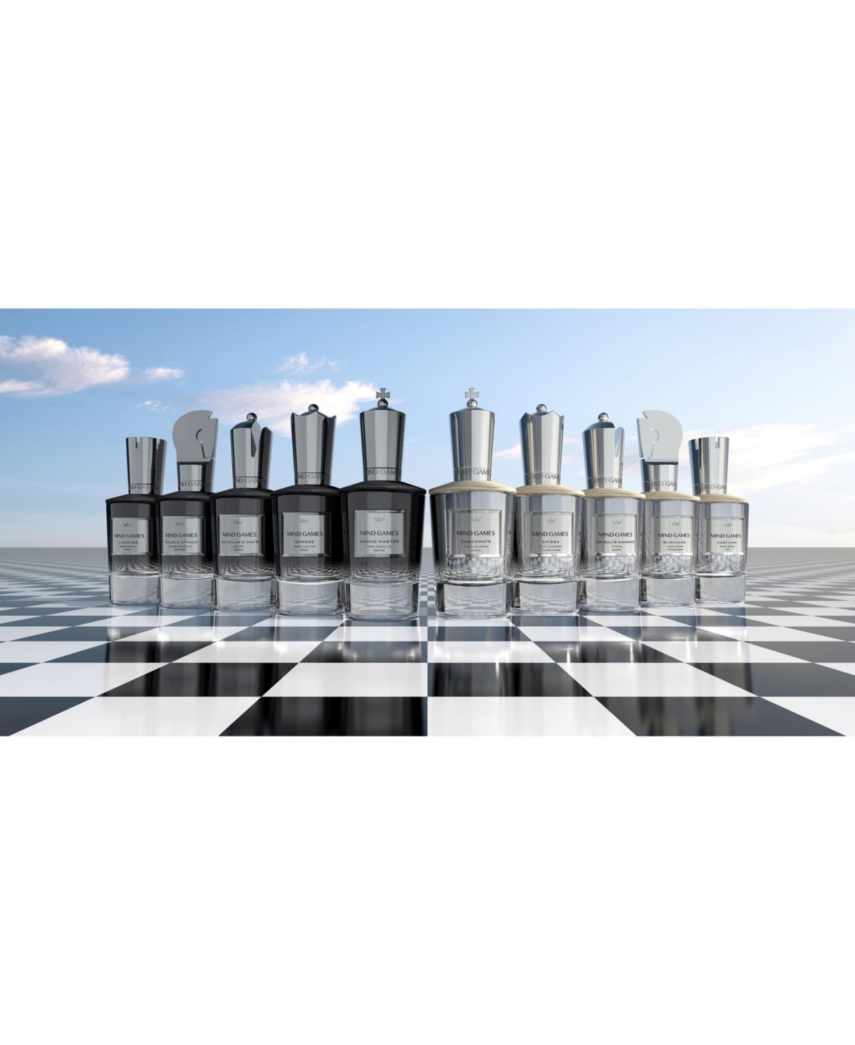 Mind Games Caissa - Luxury Perfume with Notes of Black Licorice, White Gardenia & Musk - Elegant Extrait de Parfum for Women & Men