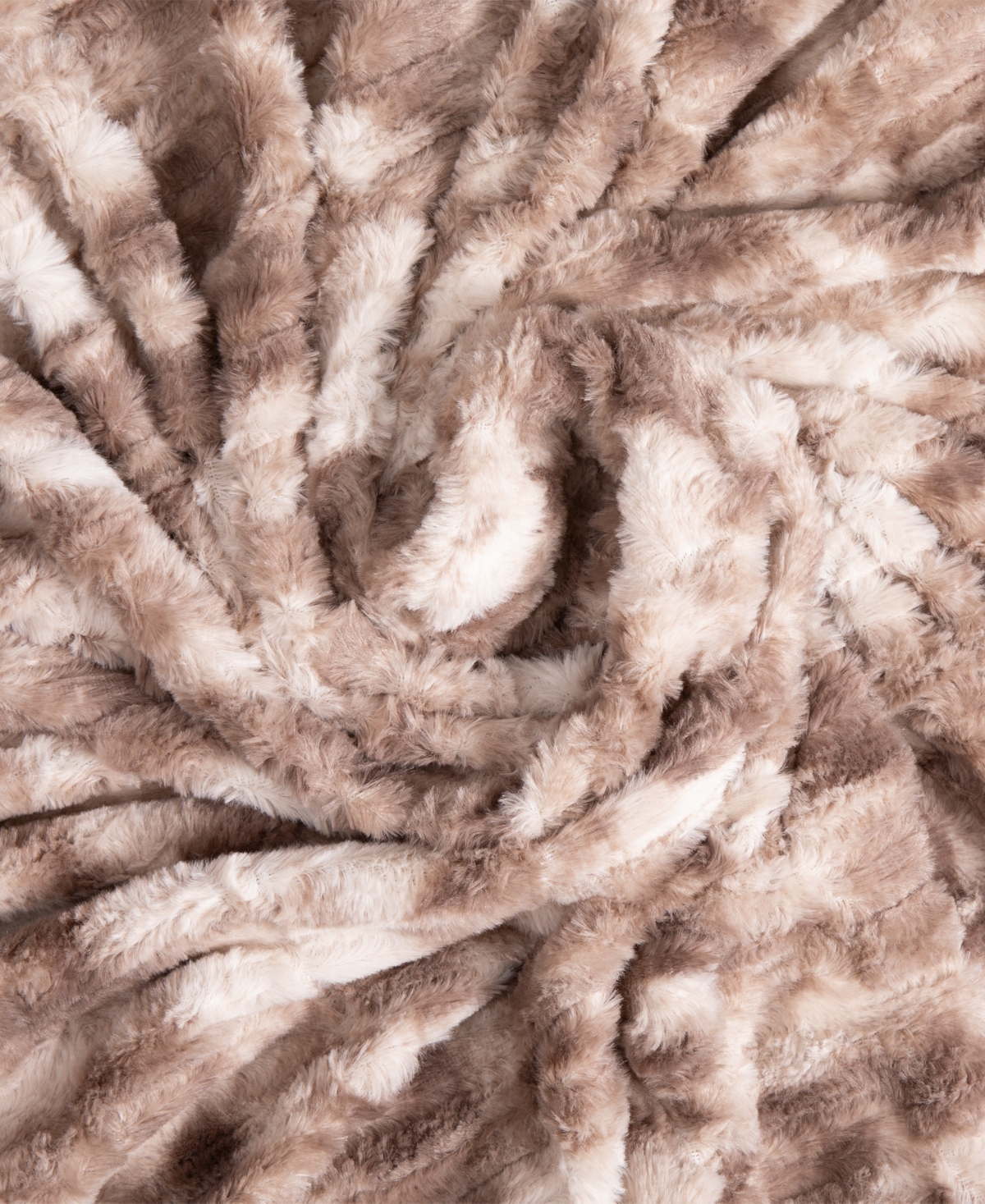 Cheer Collection Luxuriously Soft Faux Fur Design Blanket, 60" X 70"