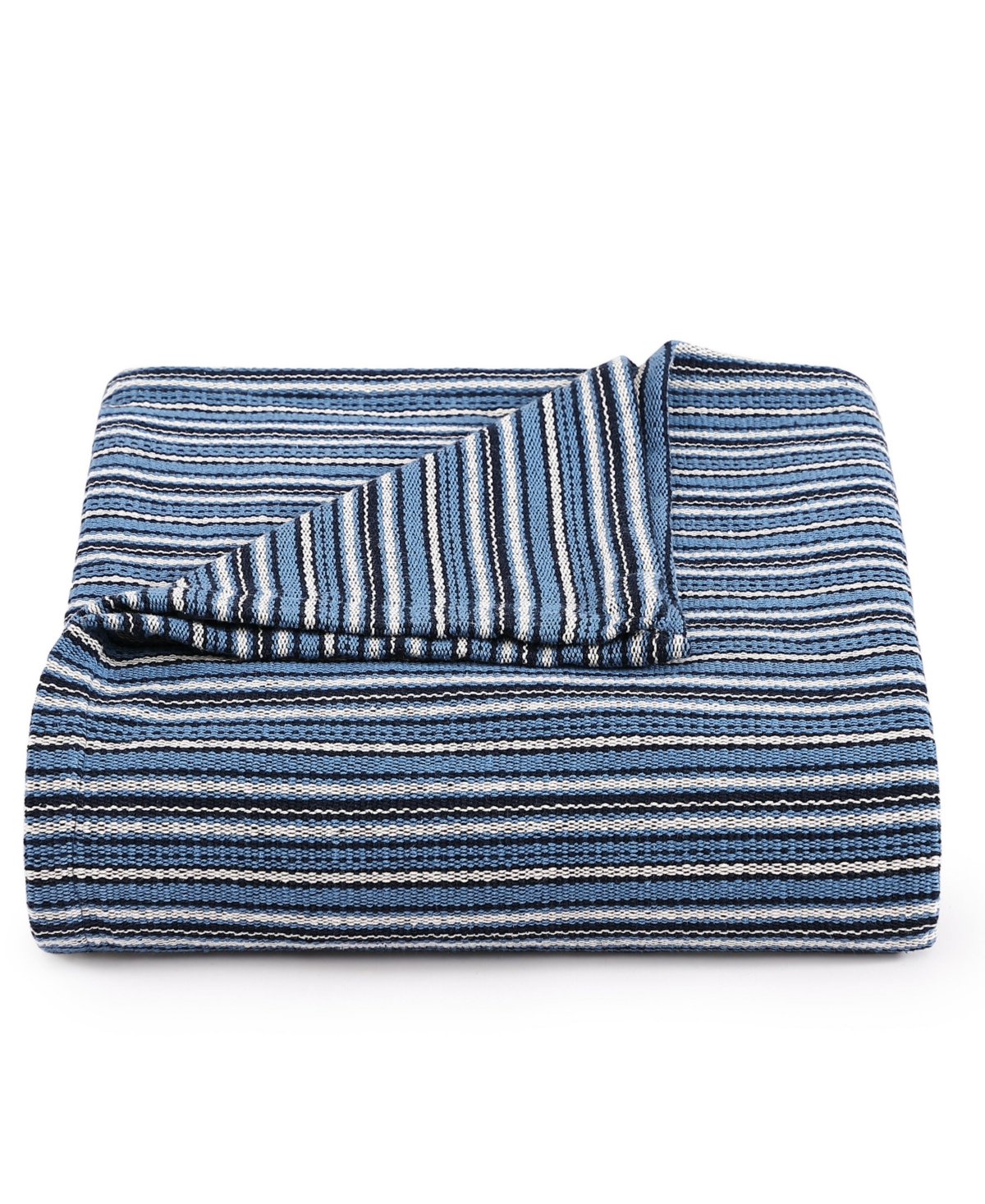 Tommy Hilfiger Nantucket Stripe Cotton Blanket, Twin