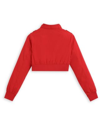 Women's Mini Cropped Racer Jacket