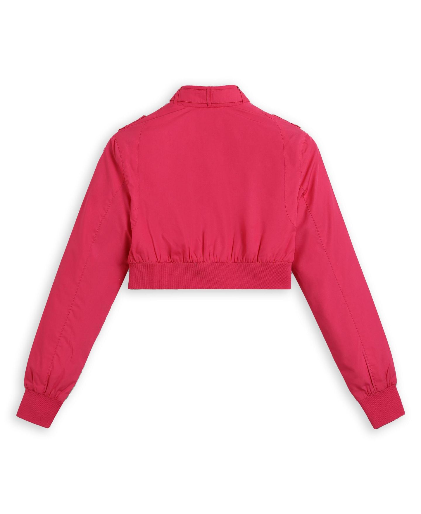 Женская куртка Members Only Mini Cropped Racer, цвет: Розовый — фото 8