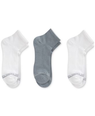Hanes - Men's Originals Premium SuperSoft Ankle Socks, 3-Pack