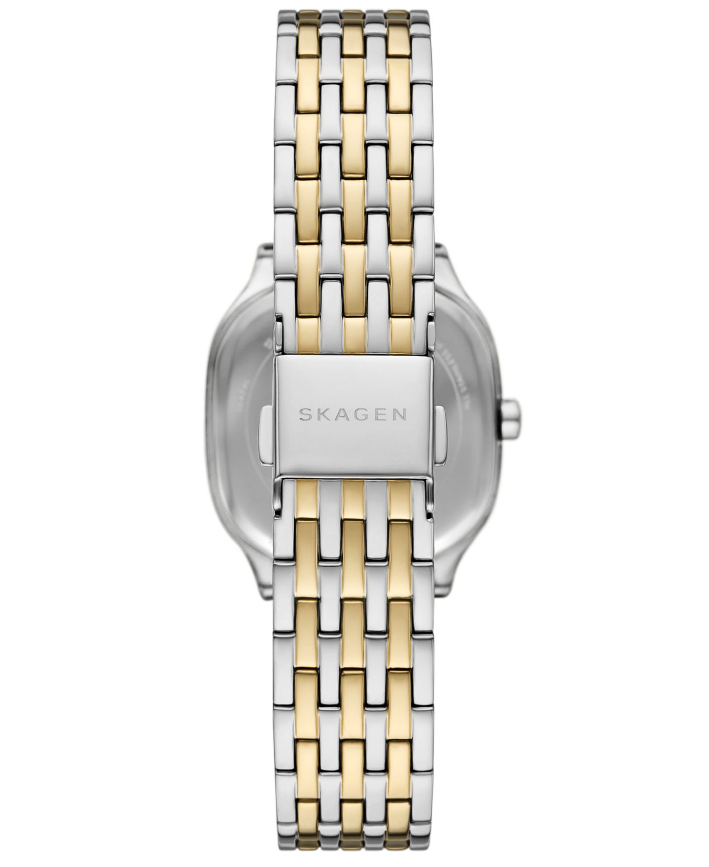 Женские часы Skagen Mellem Lille Quartz Three-Hand Two-Tone Stainless Steel Watch, 28mm — фото 2