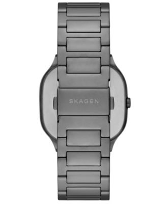 Men's Mellem Quartz Three-Hand Gray Stainless Steel Watch, 40mm