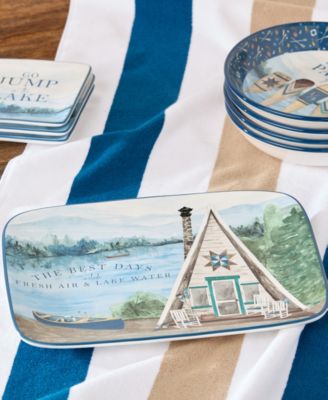 Wake At The Lake Rectangular Platter