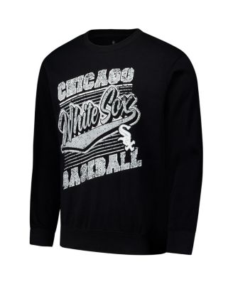 Men's Black Chicago White Sox Pullover Sweatshirt