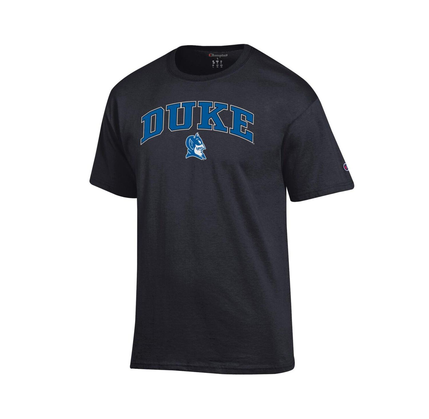Men's Royal Duke Blue Devils Arched Logo T-Shirt