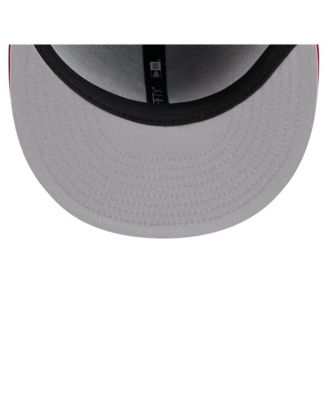 Men's Navy/Red Atlanta Braves Retro Pattern 59FIFTY Fitted Hat