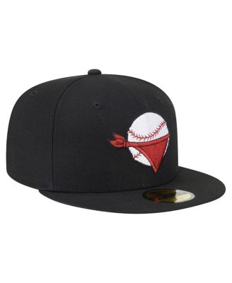 Men's Black Quad Cities River Bandits Authentic Collection 59FIFTY Fitted Hat