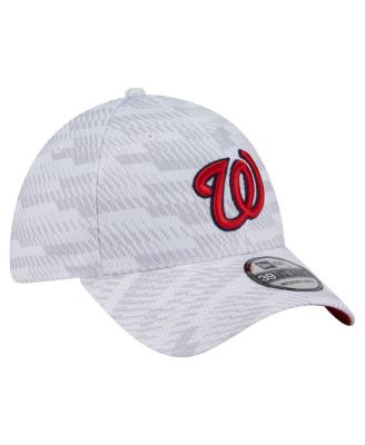 Men's White Washington Nationals Graded 39THIRTY Stretch Fit Hat