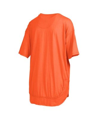 Women's&nbsp;Orange Clemson Tigers Poncho T-Shirt