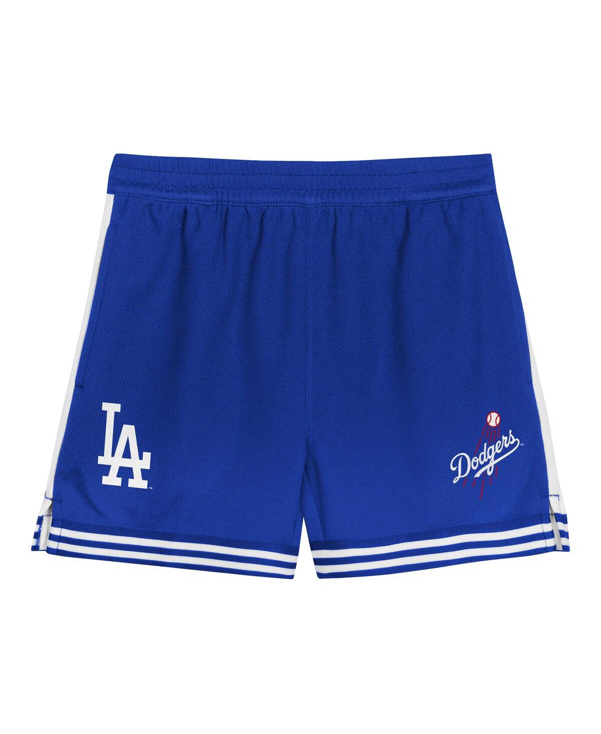 Outerstuff Preschool 2-piece Gray Los Angeles Dodgers Hitter Infielder Set In Gray