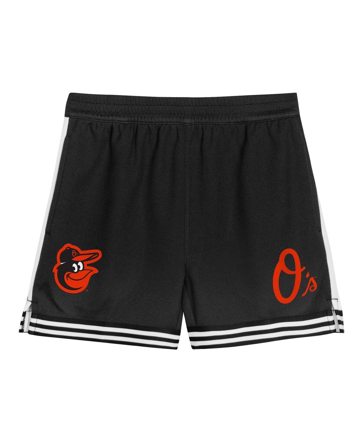 Outerstuff Preschool 2-piece Orange Baltimore Orioles Hitter Infielder Set In Orange