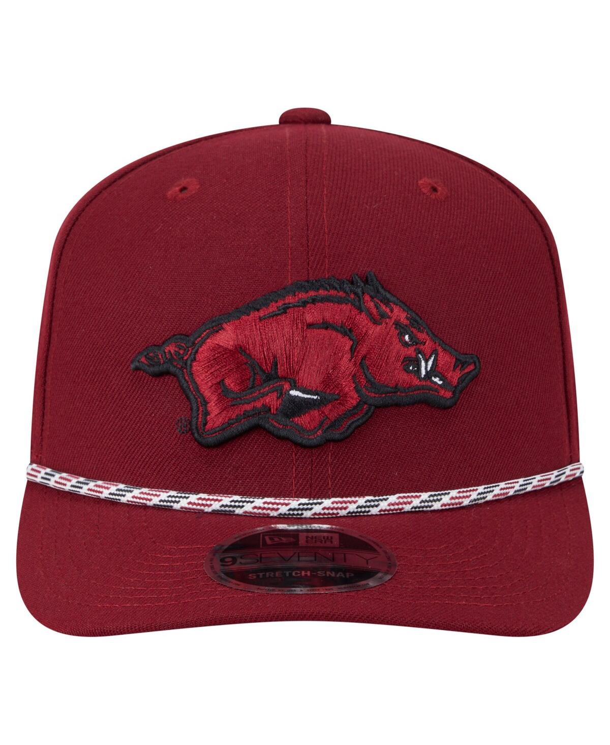 New Era Men's Cardinal Arkansas Razorbacks Game Day Multi-rope 9seventy Stretch-snap Hat In Cardinal