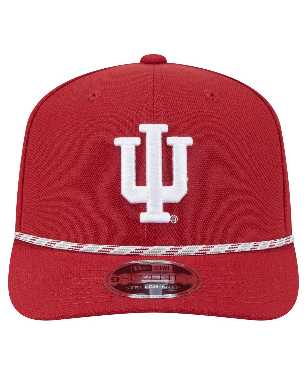 New Era Men's Crimson Indiana Hoosiers Game Day Multi-rope 9seventy Stretch-snap Hat In Crimson