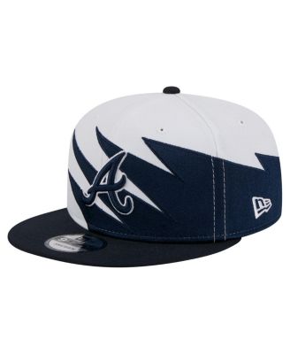 New Era - Men's Navy/White Atlanta Braves Jagged 9FIFTY Snapback Hat