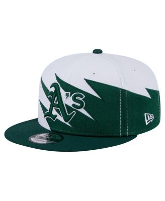 New Era - Men's Green/White Athletics Jagged 9FIFTY Snapback Hat