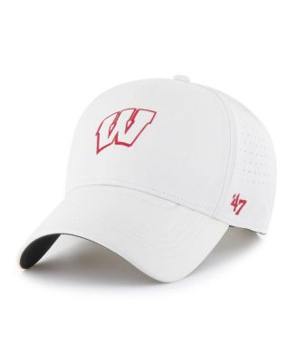 '47 Brand - Men's  White Wisconsin Badgers Forward Vent MVP Adjustable Hat
