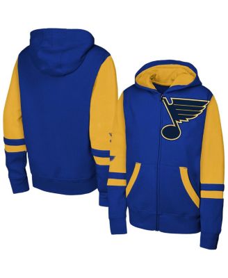 Outerstuff - Youth Blue St. Louis Blues Face Off Full-Zip Hoodie