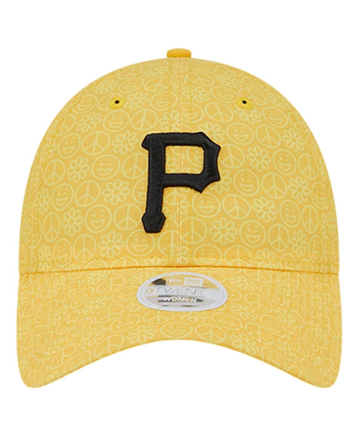New Era Women's Men's Gold Pittsburgh Pirates Don't Worry 9twenty Adjustable Hat In Gold